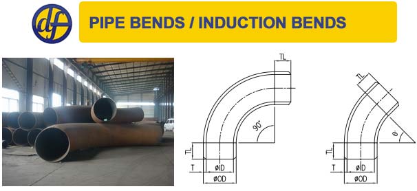 Pipe bends/ Hot Induction Bends Dimensions
