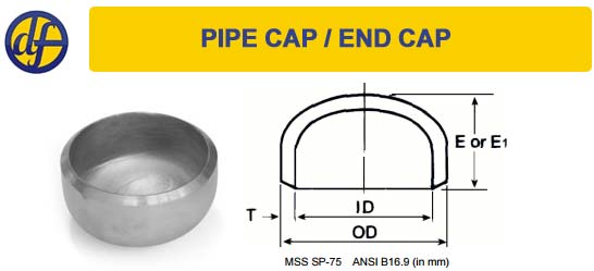 pipe-end-cap-dimensions